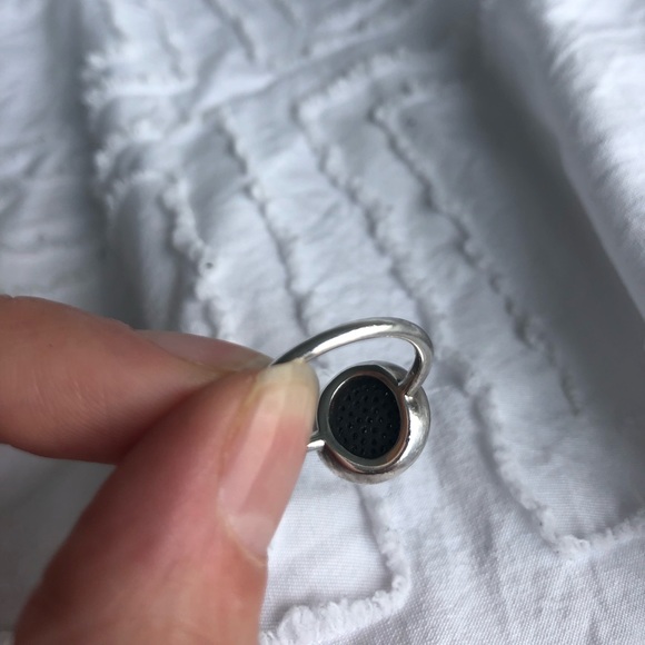 Authentic Pandora Signature Pavé Logo Ring - Picture 9 of 11